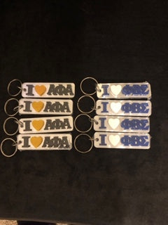 Mirrored Key Rings