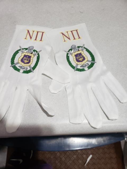 Omega Psi Phi Personalized Chapter Gloves