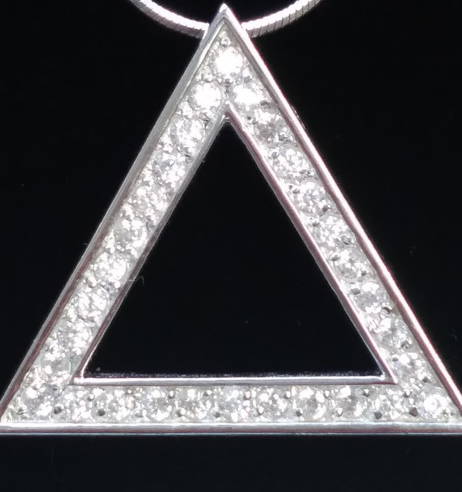Sterling Silver Delta Sigma Theta Necklace